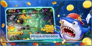 Thiết kế đồ họa game bắn cá sống động và dễ thao tác khi chơi