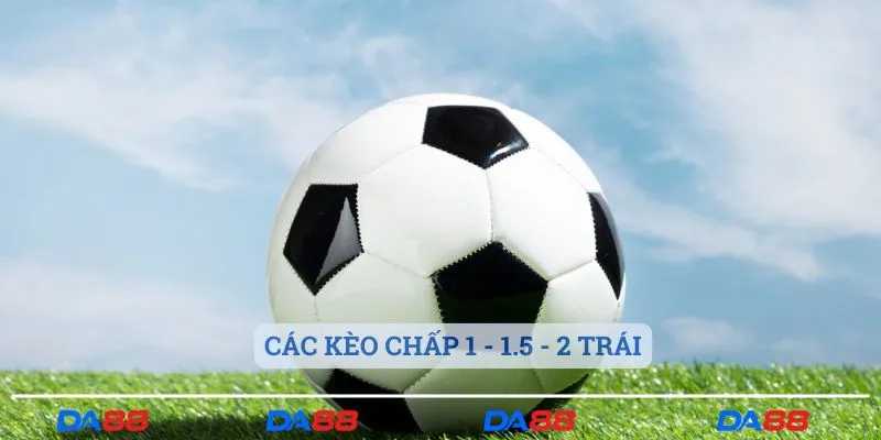 Cách đọc các loại kèo cược chấp 1 - 1.5 - 2 trái