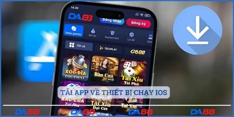 Tải app Da88 về thiết bị chạy IOS