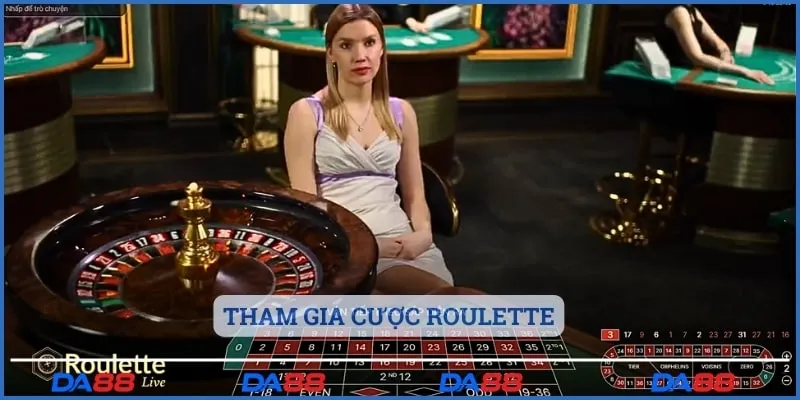 Bàn chơi Roulette đa dạng các loại cửa cược hấp dẫn